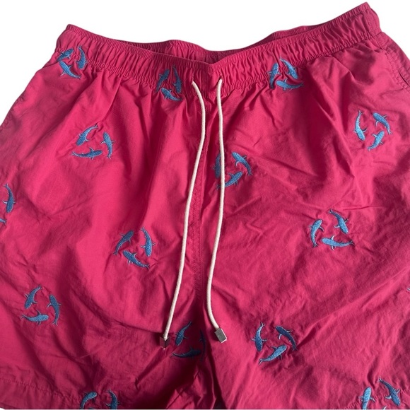 J. McLaughlin Men's Swimming Trunks Board Shorts Size Large 5.5" Inseam - Picture 2 of 10